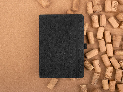 Блокнот Cork County, черный