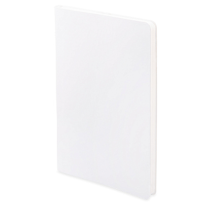 Бизнес-блокнот FUNKY SNOW, формат А5, блок в точку (Белый, голубой)