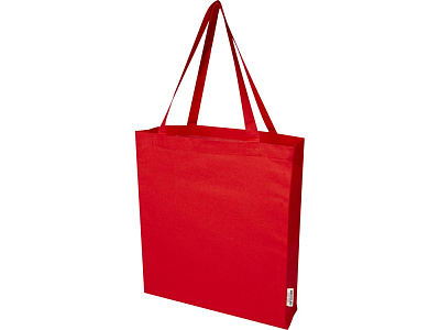 Эко-сумка Madras с ластовицей из переработанного хлопка (Красный)