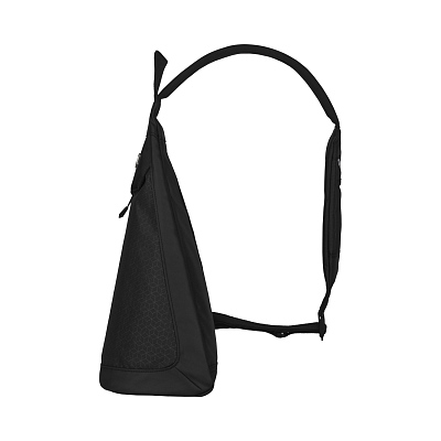 Рюкзак с одним плечевым ремнём VICTORINOX Altmont Original, чёрный, нейлон, 25x14x43 см, 7 л