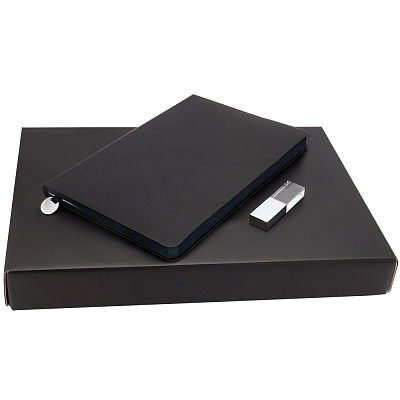 Подарочный набор ЗАМЕТЬ И ЗАПОМНИ, черный (Чёрный)