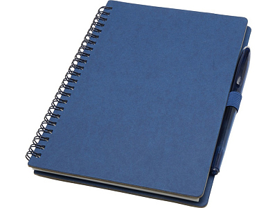 Блокнот А5 Slate с шариковой ручкой (Тёмно-синий)