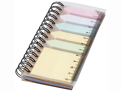 Блокнот Spiral с клейкими листами (Натуральный)