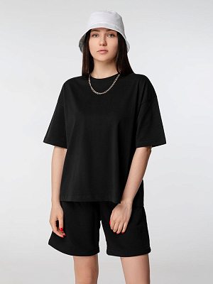 Футболка оверсайз женская Boxy Women, темно-серая (графит)