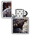 Зажигалка ZIPPO Frank Frazetta с покрытием Street Chrome, латунь/сталь, серебристая, 38x13x57 мм - Фото 4