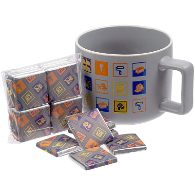 Набор с горьким шоколадом Industry строительство