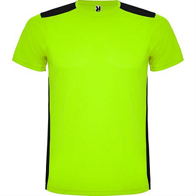 Спортивная футболка DETROIT мужская, ЛАЙМ ЯРКИЙ/ЧЕРНЫЙ M (Лайм яркий/Черный)