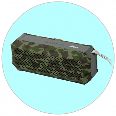 Портативная колонка RITMIX SP-260B, красный