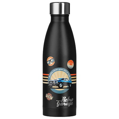 Термобутылка вакуумная герметичная Фреско (Fresco), черная