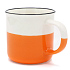 Кружка Wooster, бело-оранжевая - Фото 2