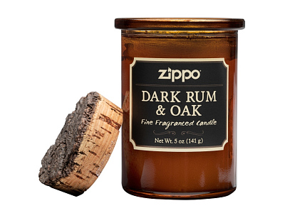 Ароматизированная свеча Dark Rum & Oak