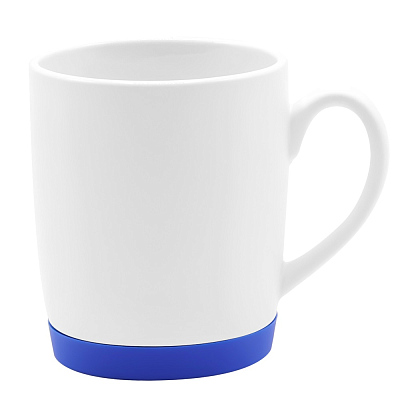 Кружка Make Me To Go, белая/синяя (Белый/ синий)
