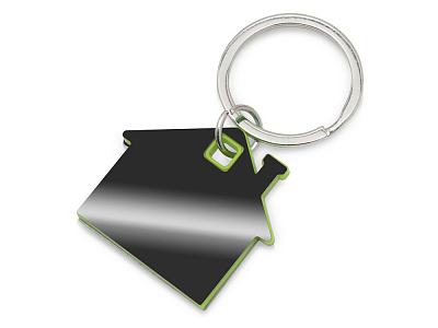 Брелок SteelPop House (Цвет вороненой стали/зеленое яблоко)