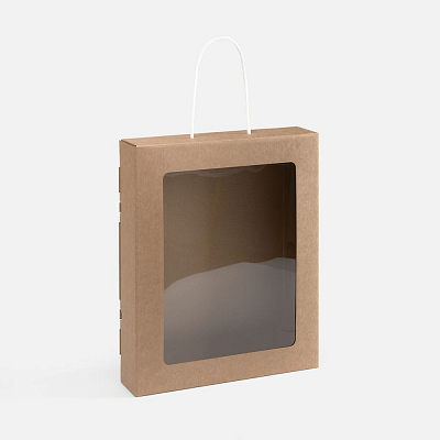 Коробка Pacanelle, M, с белой ручкой (Белый)