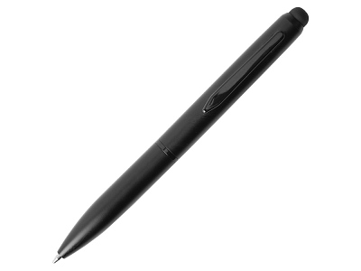 Ручка металлическая шариковая со стилусом Rocky (Чёрный)