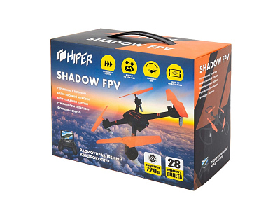 Радиоуправляемый квадрокоптер SHADOW FPV