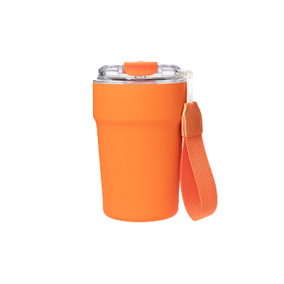 Термокружка вакуумная Монако (Monaco), оранжевая (Оранжевый)