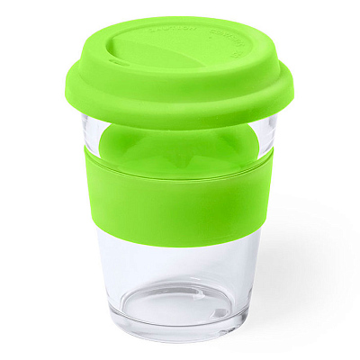 Стакан COLOR с силиконовой крышкой (Белый)