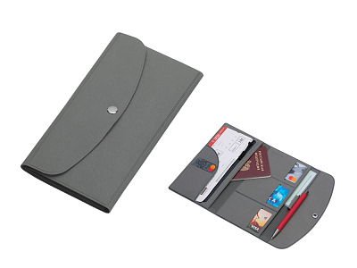 Дорожный органайзер на кнопке Favor (Серый)