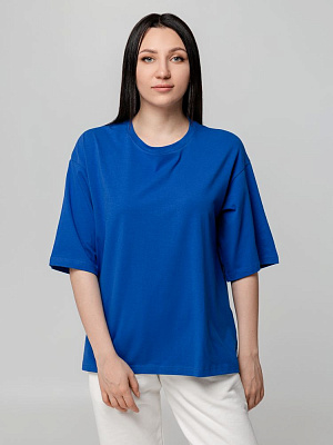 Футболка унисекс оверсайз Street Vibes, синяя (лавандовая) (Синий)