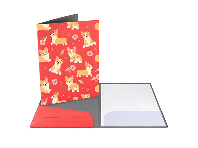 Папка для документов с возможностью полноцветной УФ-печати софт-тач