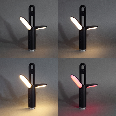 Фонарь-лампа "Torch" туристический, черный