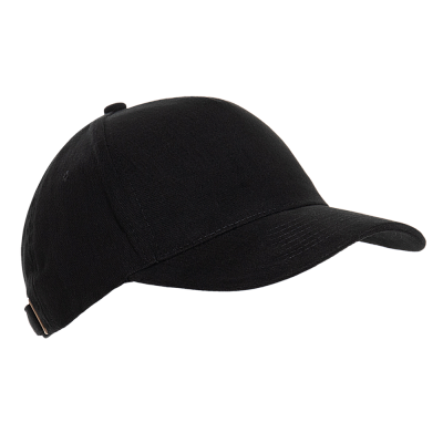 Бейсболка STAN 5 клиньев хлопок 280, 11 (Чёрный)