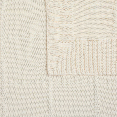 Плед Quadrisma, белый (молочный)