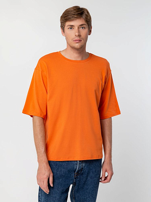 Футболка унисекс оверсайз Street Vibes, оранжевая (Оранжевый)