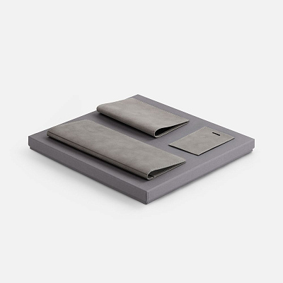 Набор Nubuk Trio  (Серый)