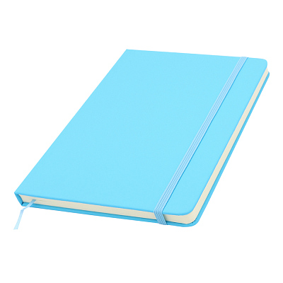 Блокнот A5 Monte в твёрдом переплёте  (Голубой)