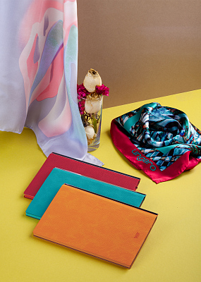 Блокнот "Венеция", формат А5, оранжевый