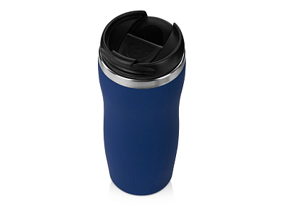 Термокружка Mony Steel soft-touch (Тёмно-синий)