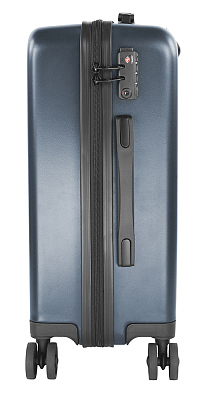 Чемодан BUGATTI Kallisto, синий, АБС-пластик, 35,5х23х53,5 см, 40 л