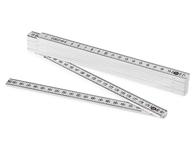 Складная линейка, 2м (Белый)