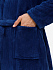 Халат флисовый Magic Mantle, темно-синий - Фото 7