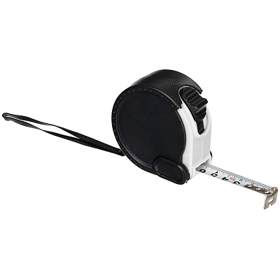 Рулетка Meter Plan, 3 м, черная с белым (Чёрный)