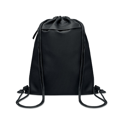 Drawstring bag in 600D RPET (Чёрный)