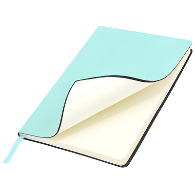 Ежедневник A5 недатированный Simflex в мягком переплёте  (Бирюзовый)