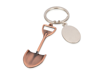 Брелок Лопата (Бронзовый/серебристый)