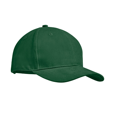 Brushed heavy cotton 6 panel Ba (Темно-зеленый)