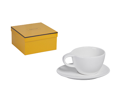 Чайная пара "Мгновение"  (Белый)