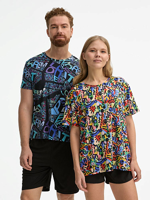 Футболка унисекс Senti с полной запечаткой на заказ