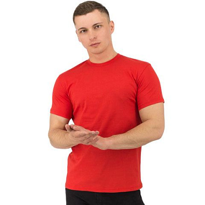 Футболка Star, мужская (красный, XS) (Красный)