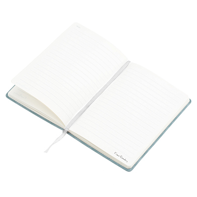 Записная книжка Pierre Cardin голубая, 14 х 20,5 см
