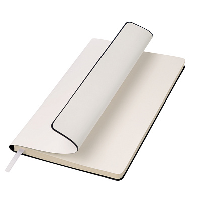 Ежедневник Вельвет Сити (Velvet City) недатированный, белый  (без упаковки, без стикера) (Белый, бежевый)