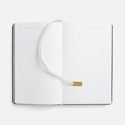 Ежедневник Petrus, недатированный, черный