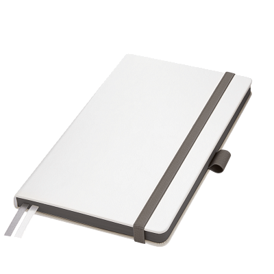 Ежедневник Арктик (Arctic) недатированный, белый/темно-серый (Белый, серый, бежевый)