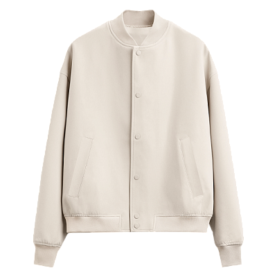 Бомбер унисекс STAN футер без начеса 340, 70 (Молочный) Бомбер унисекс STAN футер без начеса 340, 70 (Молочный)