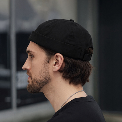 Шапка Docker Hat, унисекс (Чёрный)